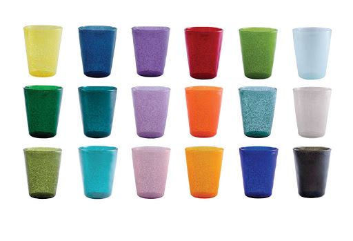 Bicchiere Generation In Vetro Colorato Da 25 Cl.